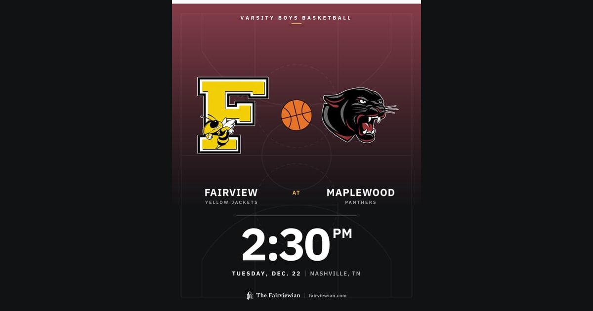 Fairview High boys basketball vs Maplewood, Tuesday, Dec. 22, 2:30 PM